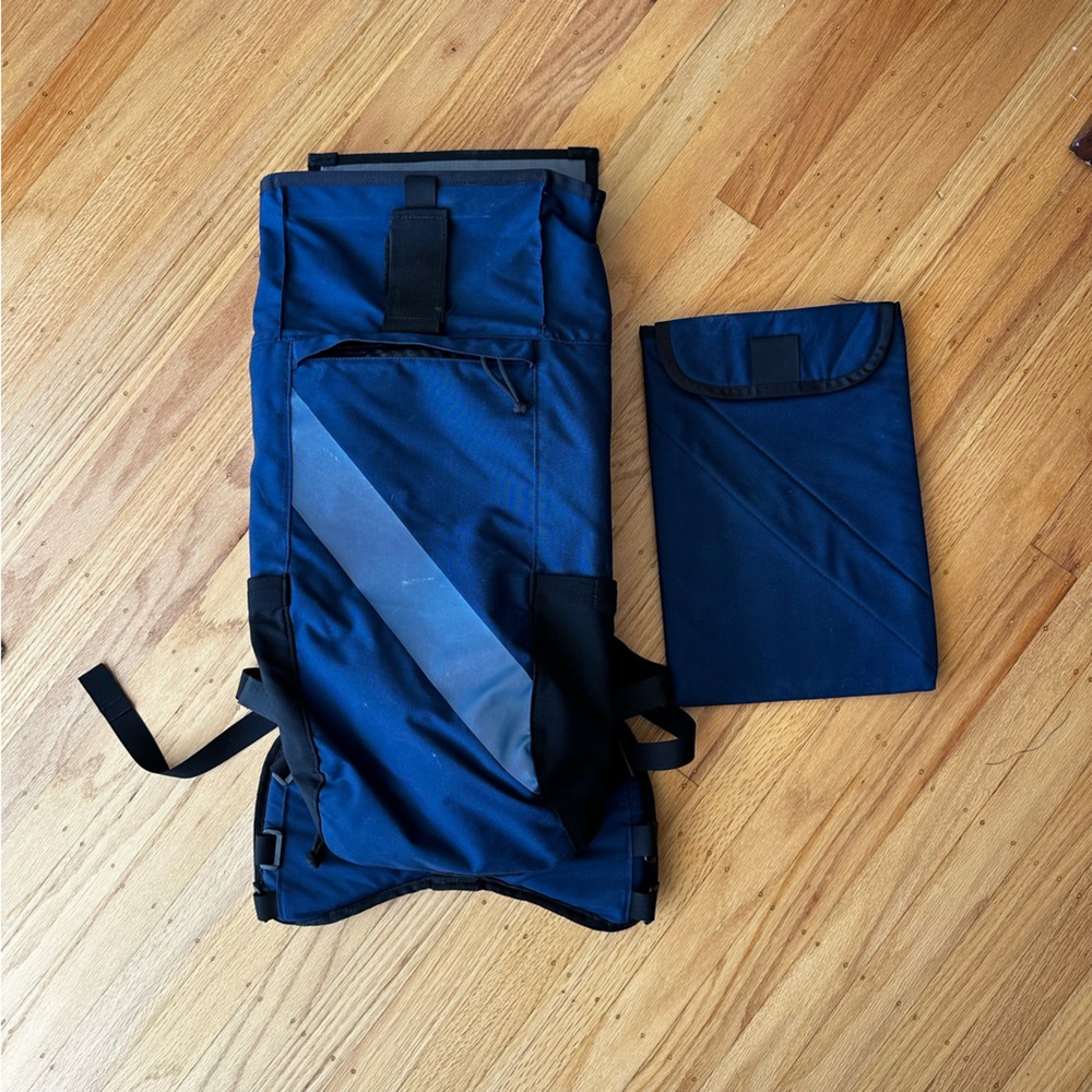 Tracksmith x Mission Workshop commuter backpack